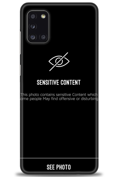 Samsung Galaxy A31 Kılıf HD Baskılı Kılıf - Sensitive Content