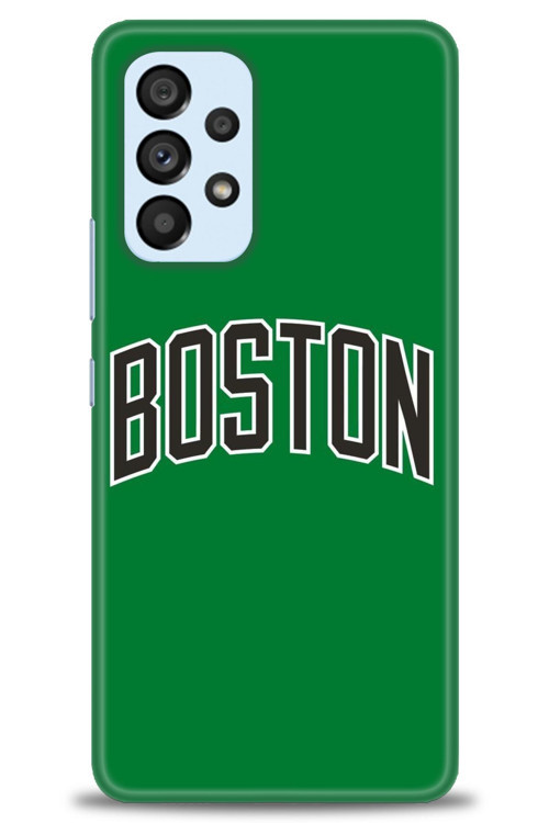 Samsung Galaxy A73 5G Kılıf HD Baskılı Kılıf - Boston Yeşil