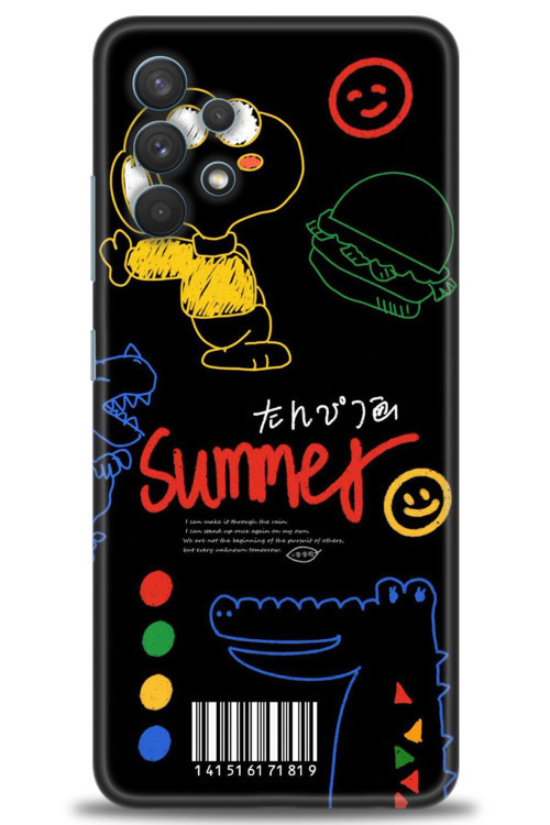 Samsung Galaxy A32 Kılıf HD Baskılı Kılıf - Summer