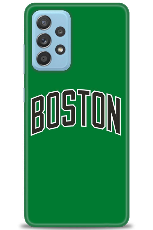 Samsung Galaxy A52s 5G Kılıf HD Baskılı Kılıf - Boston Yeşil