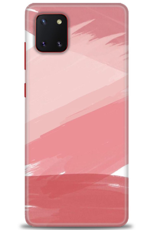 Samsung Galaxy A81 / Note 10 Lite Kılıf HD Baskılı Kılıf - Pembe Palet