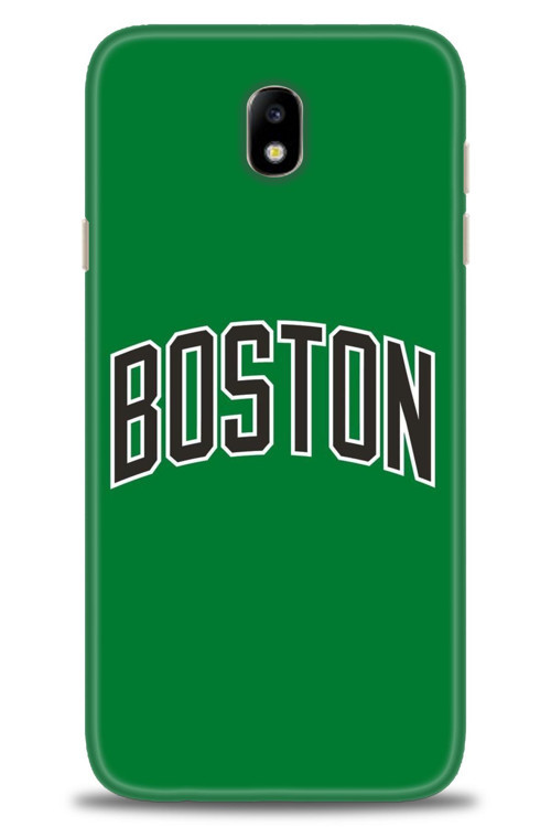 Samsung Galaxy J7 Pro / J730 Kılıf HD Baskılı Kılıf - Boston Yeşil