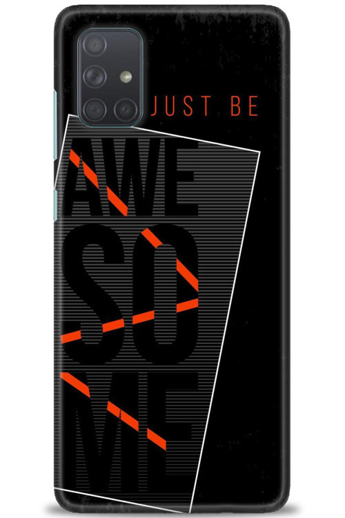Samsung Galaxy A51 Kılıf HD Baskılı Kılıf - Awesome