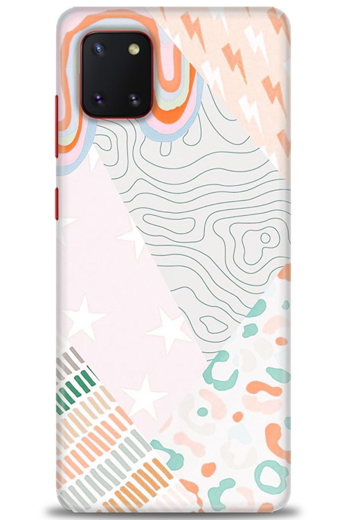 Samsung Galaxy A81 / Note 10 Lite Kılıf HD Baskılı Kılıf - Çok Renkli