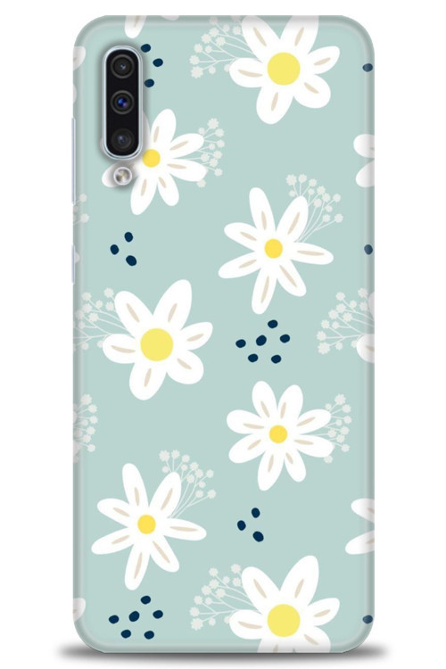 Samsung Galaxy A50S Kılıf HD Baskılı Kılıf - Papatyalar