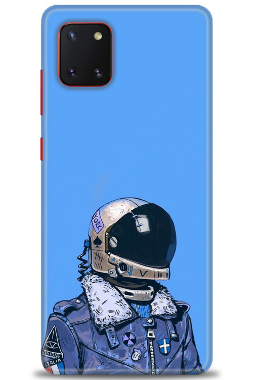 Samsung Galaxy A81 / Note 10 Lite Kılıf HD Baskılı Kılıf - Mavi Astronot
