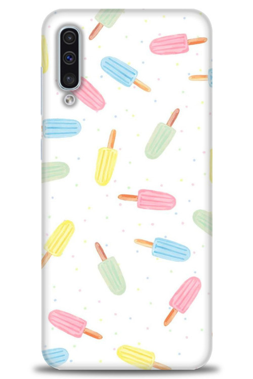 Samsung Galaxy A50S Kılıf HD Baskılı Kılıf - Renkli Dondurmalar