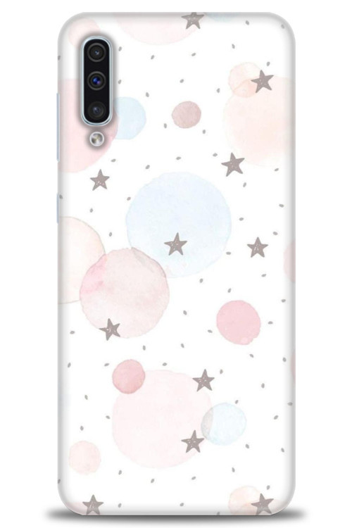 Samsung Galaxy A50S Kılıf HD Baskılı Kılıf - Yıldız Puantiye