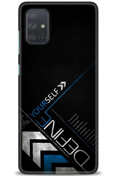 Samsung Galaxy A71 Kılıf HD Baskılı Kılıf - Yourself