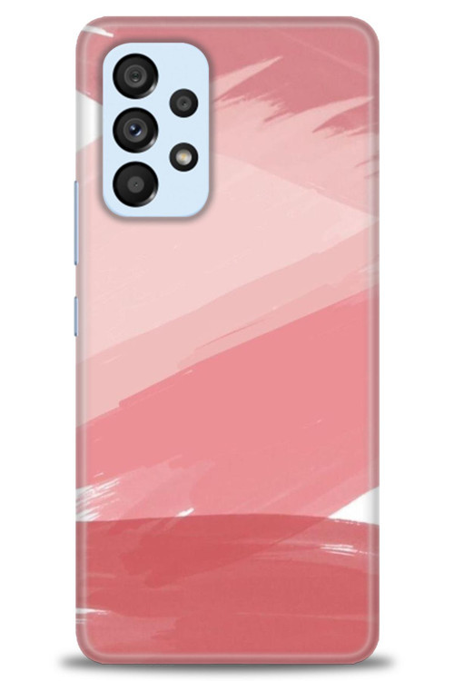 Samsung Galaxy A53 5G Kılıf HD Baskılı Kılıf - Pembe Palet
