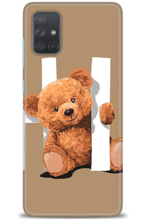 Samsung Galaxy A71 Kılıf HD Baskılı Kılıf - Teddy Hı