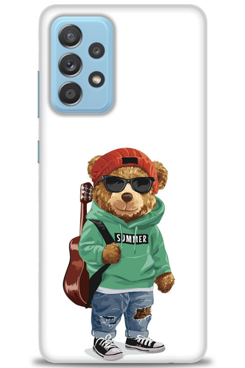 Samsung Galaxy A72 Kılıf HD Baskılı Kılıf - Teddy Bear