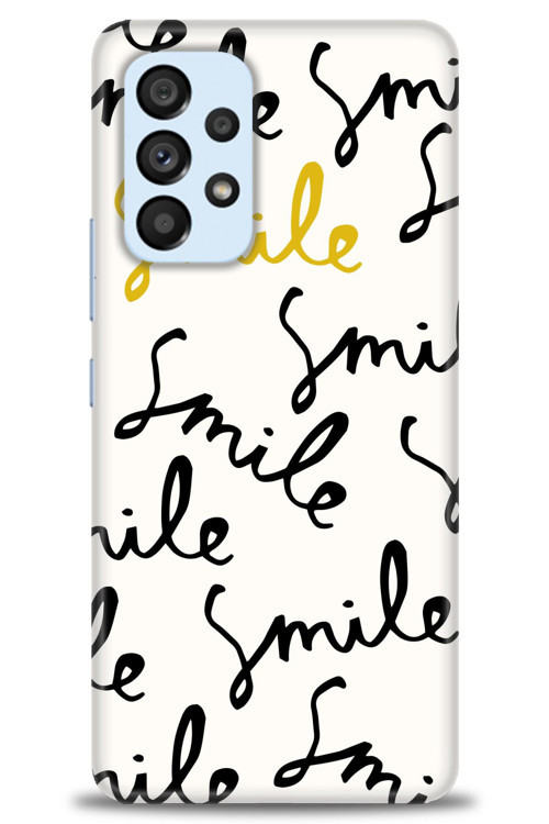 Samsung Galaxy A53 5G Kılıf HD Baskılı Kılıf - S Smile