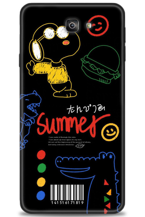 Samsung Galaxy J7 Prime Kılıf HD Baskılı Kılıf - Summer