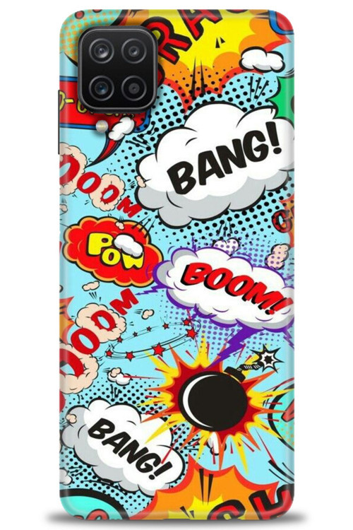 Samsung Galaxy M12 Kılıf HD Baskılı Kılıf - Bang Boom