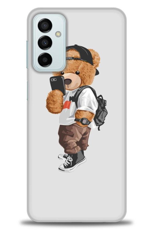 Samsung Galaxy M23 Kılıf HD Baskılı Kılıf - Teddy Bear Cool