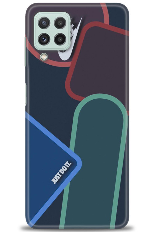 Samsung Galaxy M22 Kılıf HD Baskılı Kılıf - Just Do It