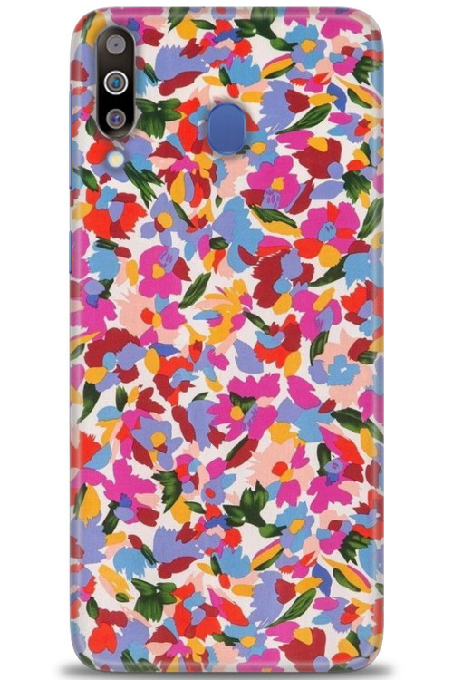 Samsung Galaxy M30 Kılıf HD Baskılı Kılıf - Renkli Baskı