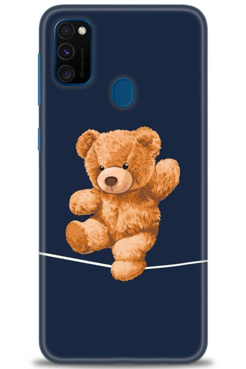 Samsung Galaxy M21 Kılıf HD Baskılı Kılıf - İpteki Teddy