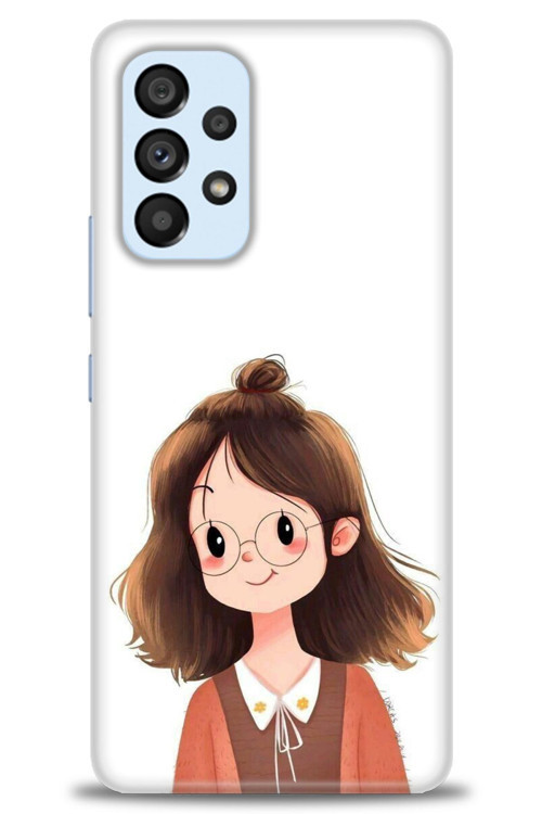 Samsung Galaxy A53 5G Kılıf HD Baskılı Kılıf - Tatlı Kız