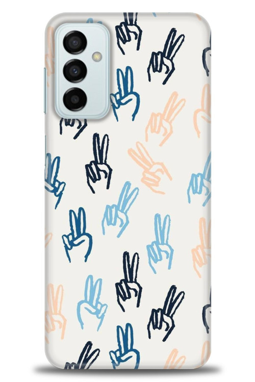 Samsung Galaxy M23 Kılıf HD Baskılı Kılıf - Tavşan Kulağı