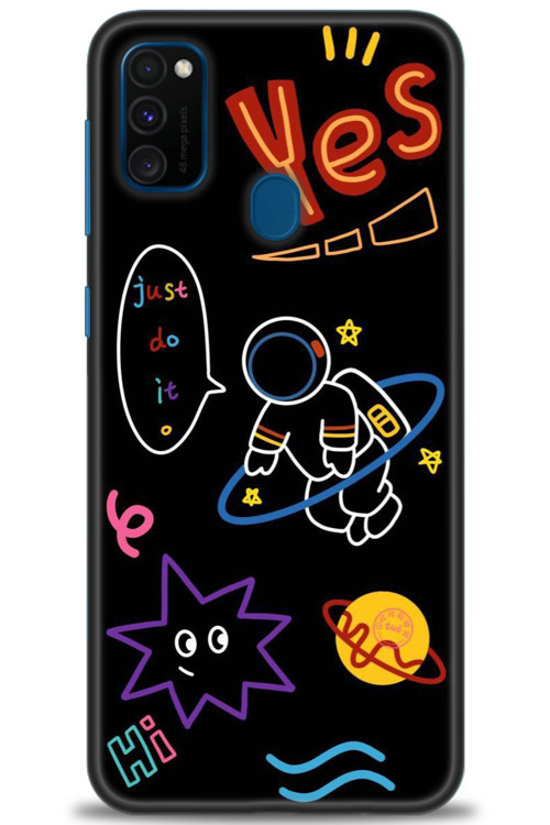 Samsung Galaxy M21 Kılıf HD Baskılı Kılıf - Yes