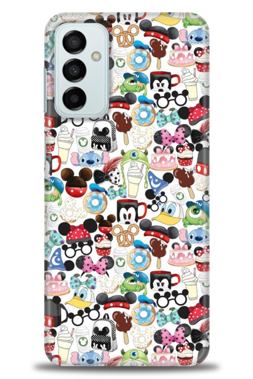 Samsung Galaxy M13 Kılıf HD Baskılı Kılıf - Cartoon