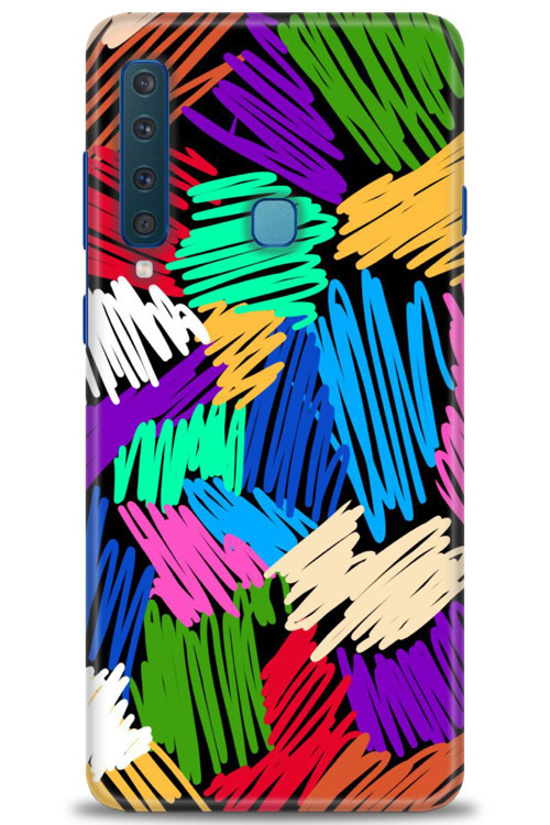 Samsung Galaxy A9 2018 Kılıf HD Baskılı Kılıf - Karalama