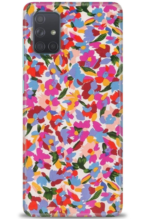 Samsung Galaxy A71 Kılıf HD Baskılı Kılıf - Renkli Baskı