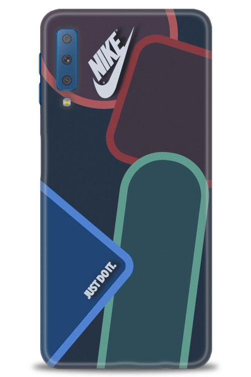 Samsung Galaxy A7 2018 Kılıf HD Baskılı Kılıf - Just Do It