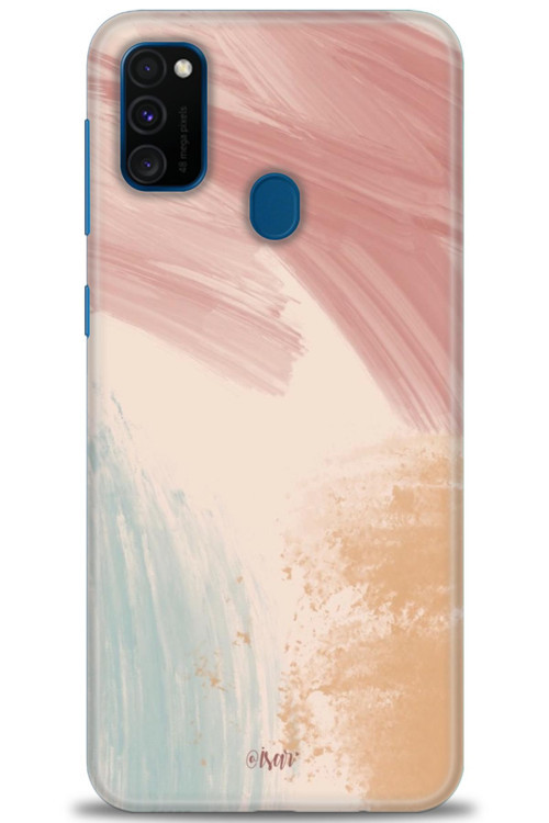 Samsung Galaxy M21 Kılıf HD Baskılı Kılıf - Soft Renkler