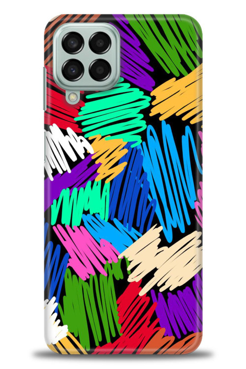 Samsung Galaxy M33 Kılıf HD Baskılı Kılıf - Karalama