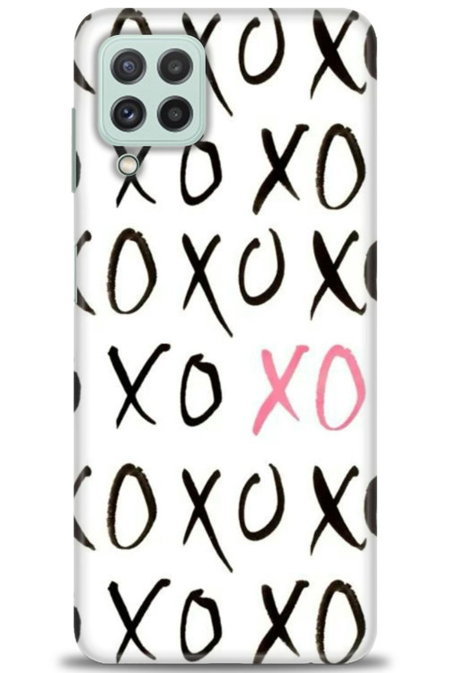 Samsung Galaxy M22 Kılıf HD Baskılı Kılıf - XOXO