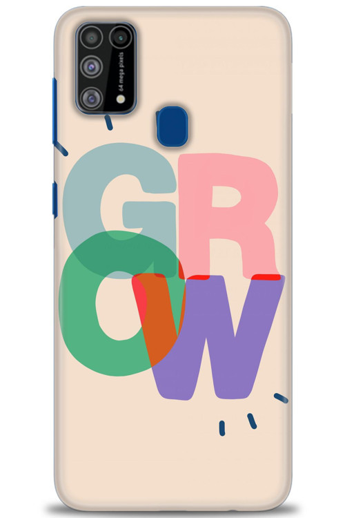 Samsung Galaxy M31 Kılıf HD Baskılı Kılıf - Grow