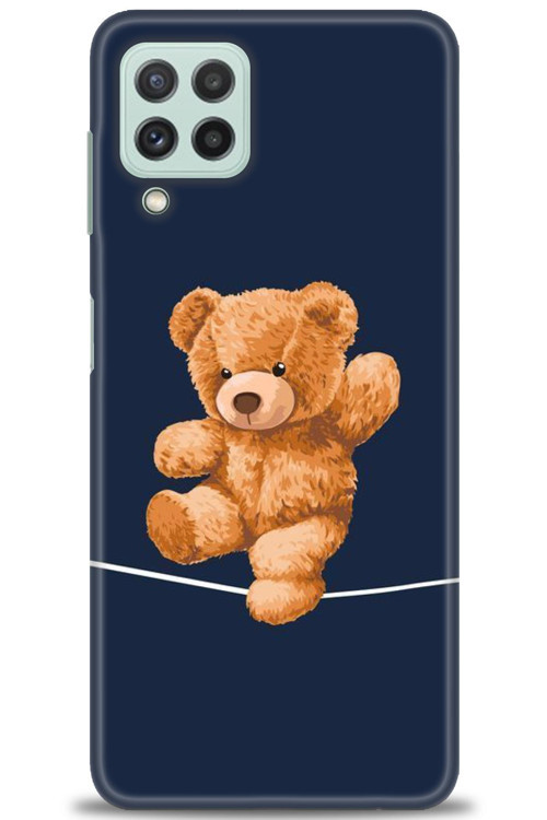 Samsung Galaxy M32 Kılıf HD Baskılı Kılıf - İpteki Teddy