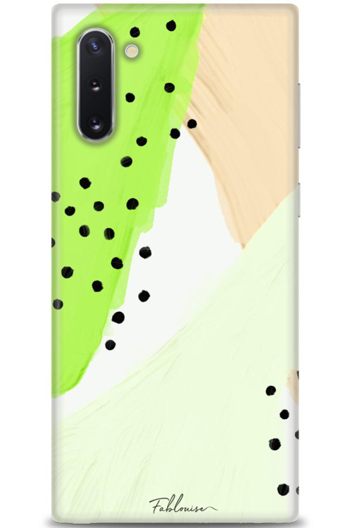 Samsung Galaxy Note 10 Kılıf HD Baskılı Kılıf - Fıstık Yeşili