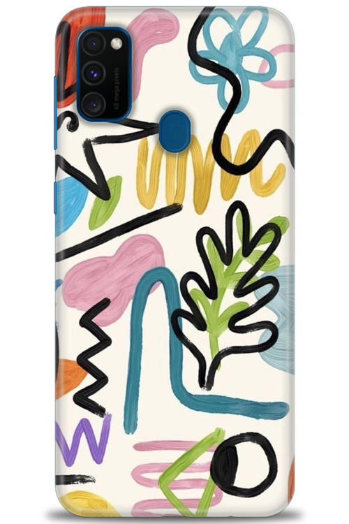 Samsung Galaxy M30S Kılıf HD Baskılı Kılıf - Çizimler