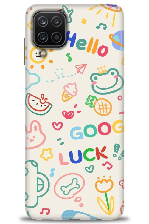 Samsung Galaxy M12 Kılıf HD Baskılı Kılıf - Goog Luck