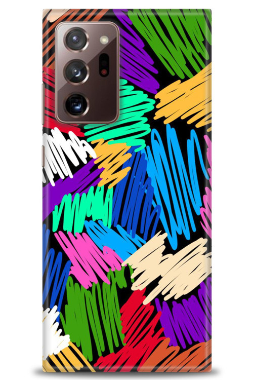 Samsung Galaxy Note 20 Ultra Kılıf HD Baskılı Kılıf - Karalama