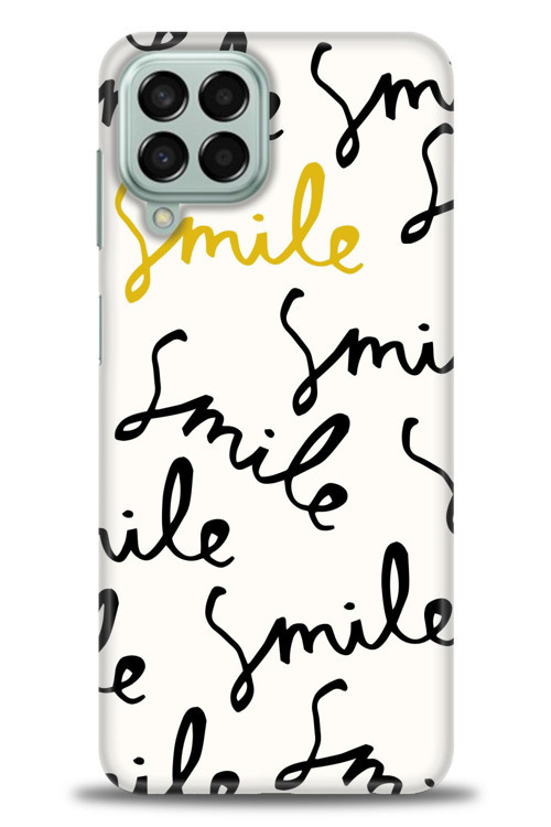 Samsung Galaxy M33 Kılıf HD Baskılı Kılıf - S Smile