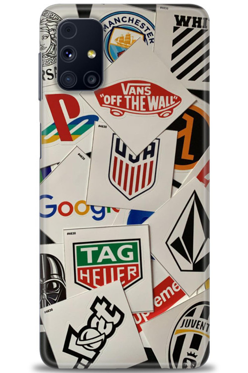 Samsung Galaxy M31S Kılıf HD Baskılı Kılıf - Off The Wall