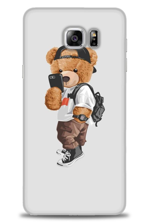 Samsung Galaxy Note 5 Kılıf HD Baskılı Kılıf - Teddy Bear Cool