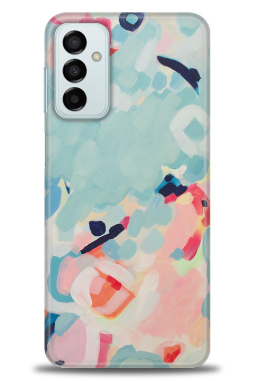 Samsung Galaxy M13 Kılıf HD Baskılı Kılıf - Mavi