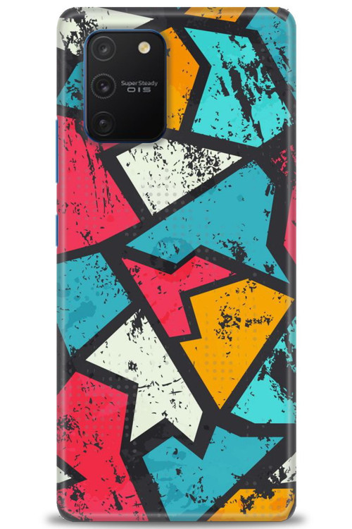 Samsung Galaxy A91 / S10 Lite Kılıf HD Baskılı Kılıf - Grafiti