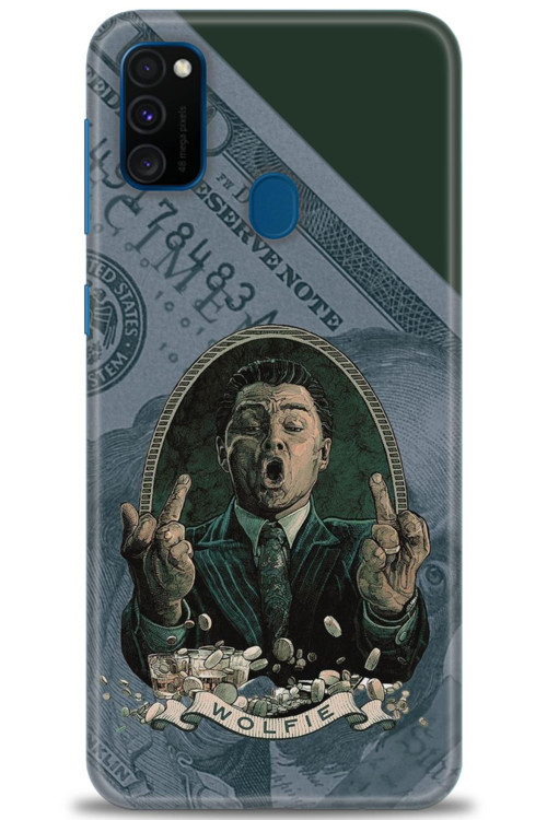 Samsung Galaxy M30S Kılıf HD Baskılı Kılıf - Dolar
