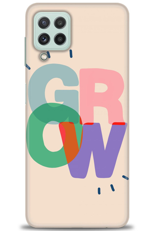Samsung Galaxy M22 Kılıf HD Baskılı Kılıf - Grow