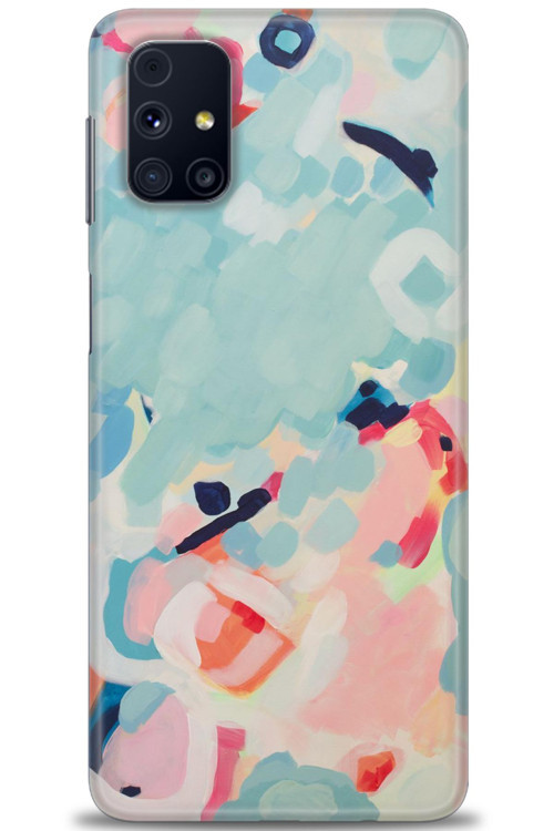 Samsung Galaxy M31S Kılıf HD Baskılı Kılıf - Mavi