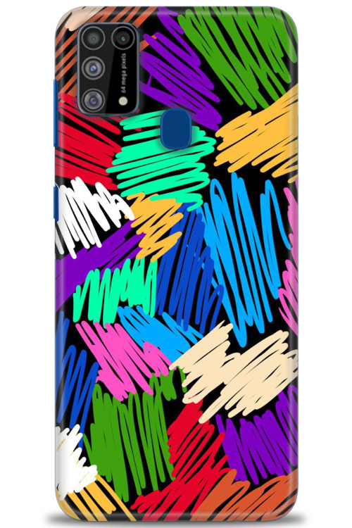 Samsung Galaxy M31 Kılıf HD Baskılı Kılıf - Karalama