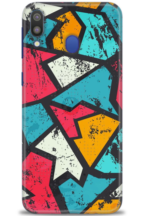 Samsung Galaxy M20 Kılıf HD Baskılı Kılıf - Grafiti