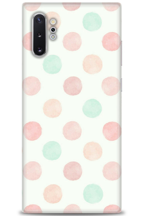 Samsung Galaxy Note 10 Plus Kılıf HD Baskılı Kılıf - Blue Pink